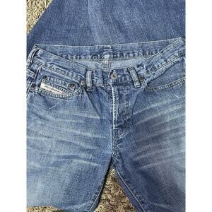Vintage Diesel Jean's Made in Italy Low Rise Flare Women's Size 28 x 31 Rise 8in